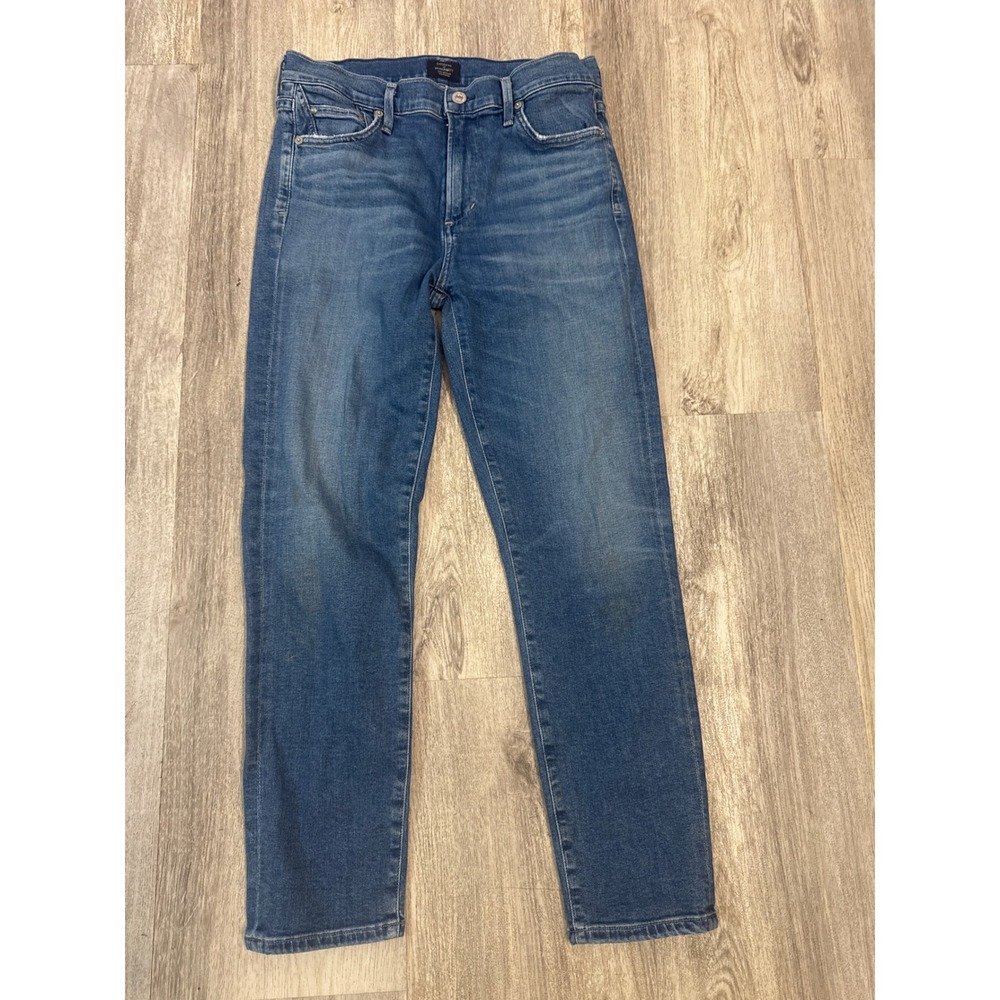 Citizens of Humanity Rocket Crop Midrise Skinny Jeans Blue‎ 28 Medium Wash
